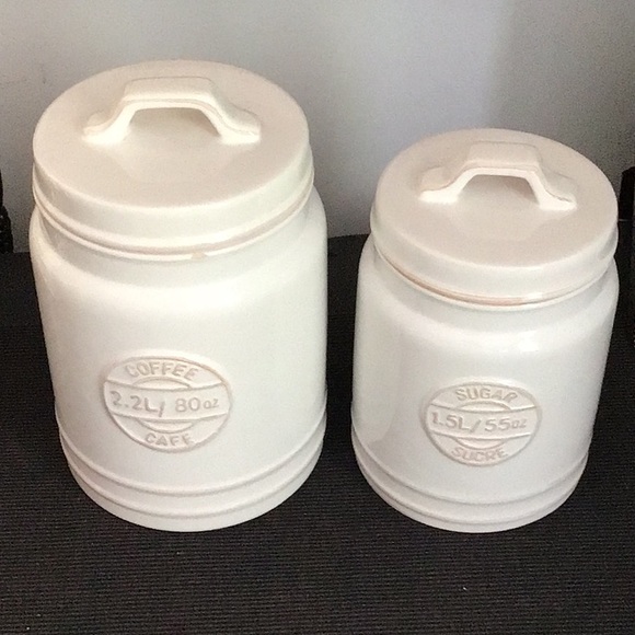 🐟🐟Blue Harbor | Ceramic Sugar + Coffee Canisters🐟🐟🐟🐟🐟🐟🐟🐟🐟🐟🐟🐟 - Picture 11 of 11